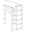 Reduce bookcase depth modification / Overall bed length